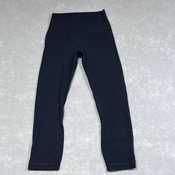 Lululemon Legging Womens Size 4 Black Align Legging High Rise Athleisure - Picture 1 of 11